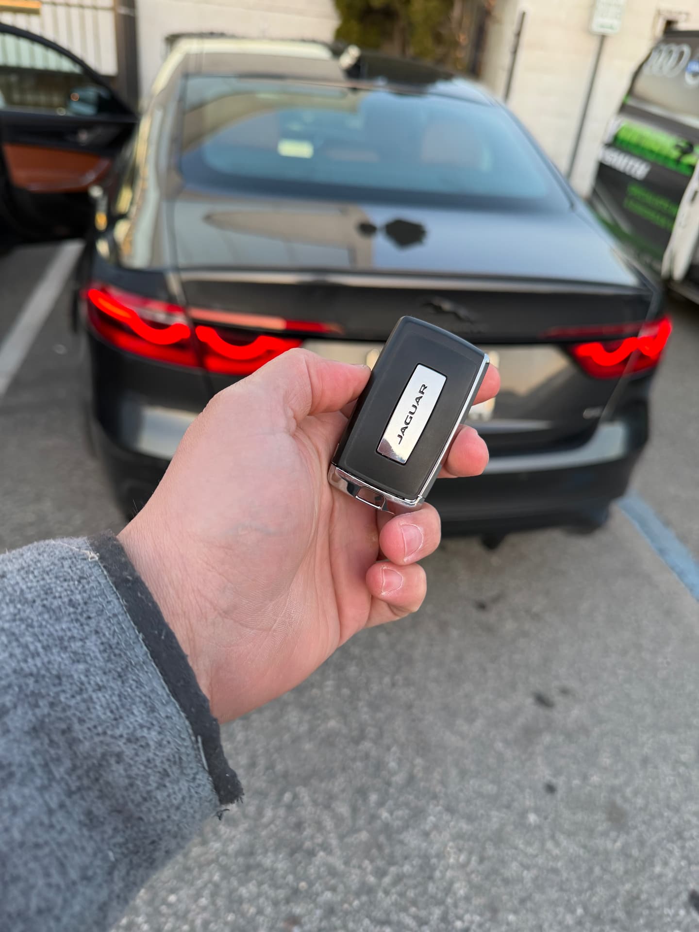 Jaguar smart key replacement completed at the vehicle
